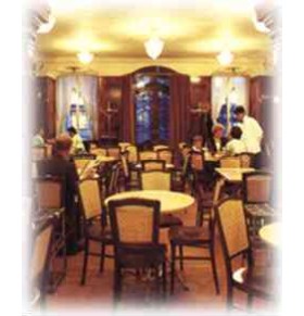 �J�t�F�E�g�}�Z�� (CAFE TOMASELLI)�ł̃J�t�F�E�N�[�|���@�P�[�L�ƈ��ݕ��̃C���[�W